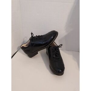 Aerogreen Italy Women's Black Patent Leather Golf Shoes Sz 8 New